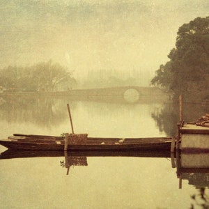 Asian Theme, Fine Art Photography, Wall Art, Home Decor, &quot;China Long Boat&quot;