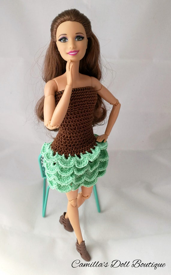 made to move barbie brown hair