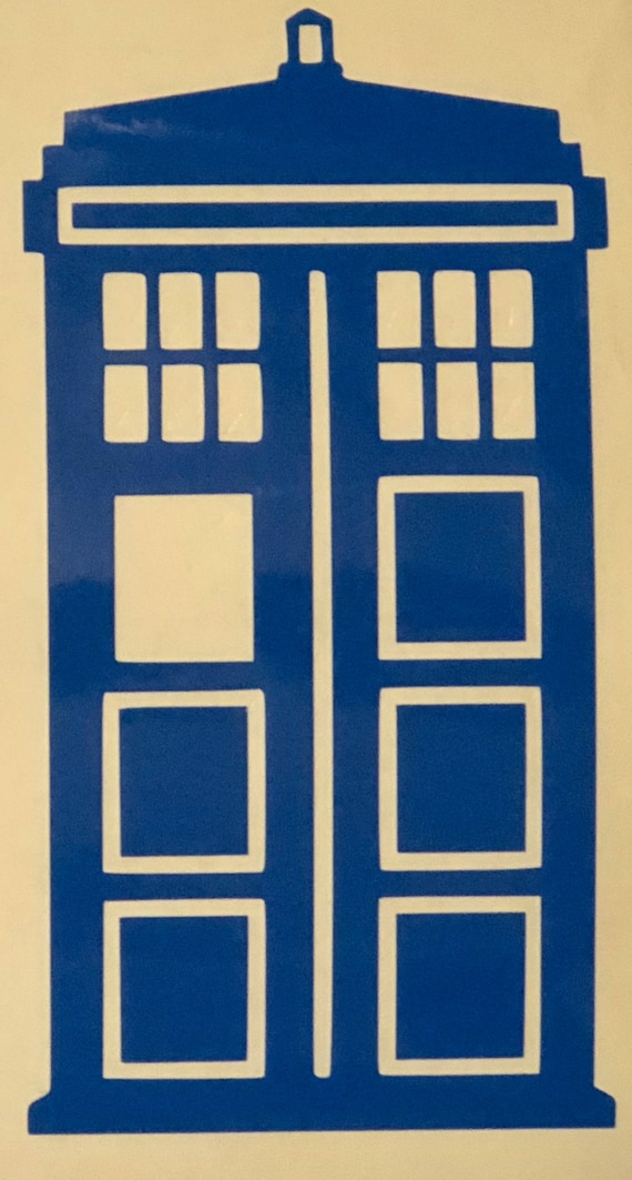 Tardis Blue Vinyl Etsy