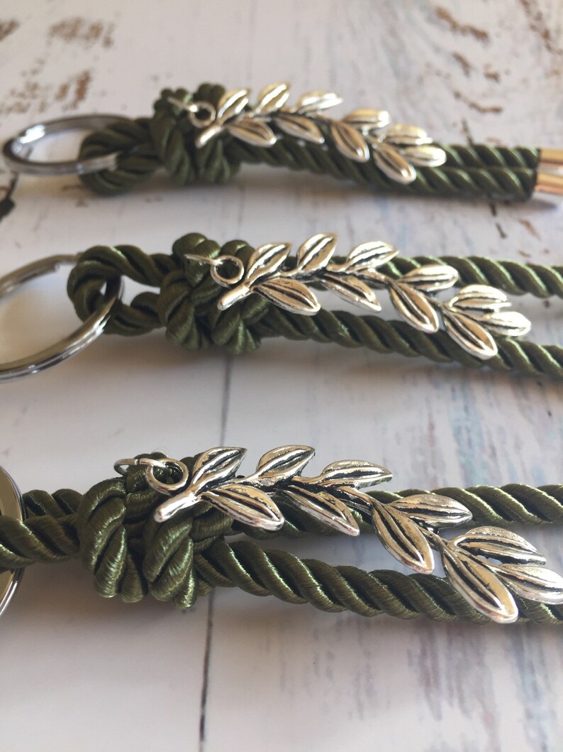 10 Pieces Olive Branch Wedding Key Chain Party Favor/ Orthodox Etsy