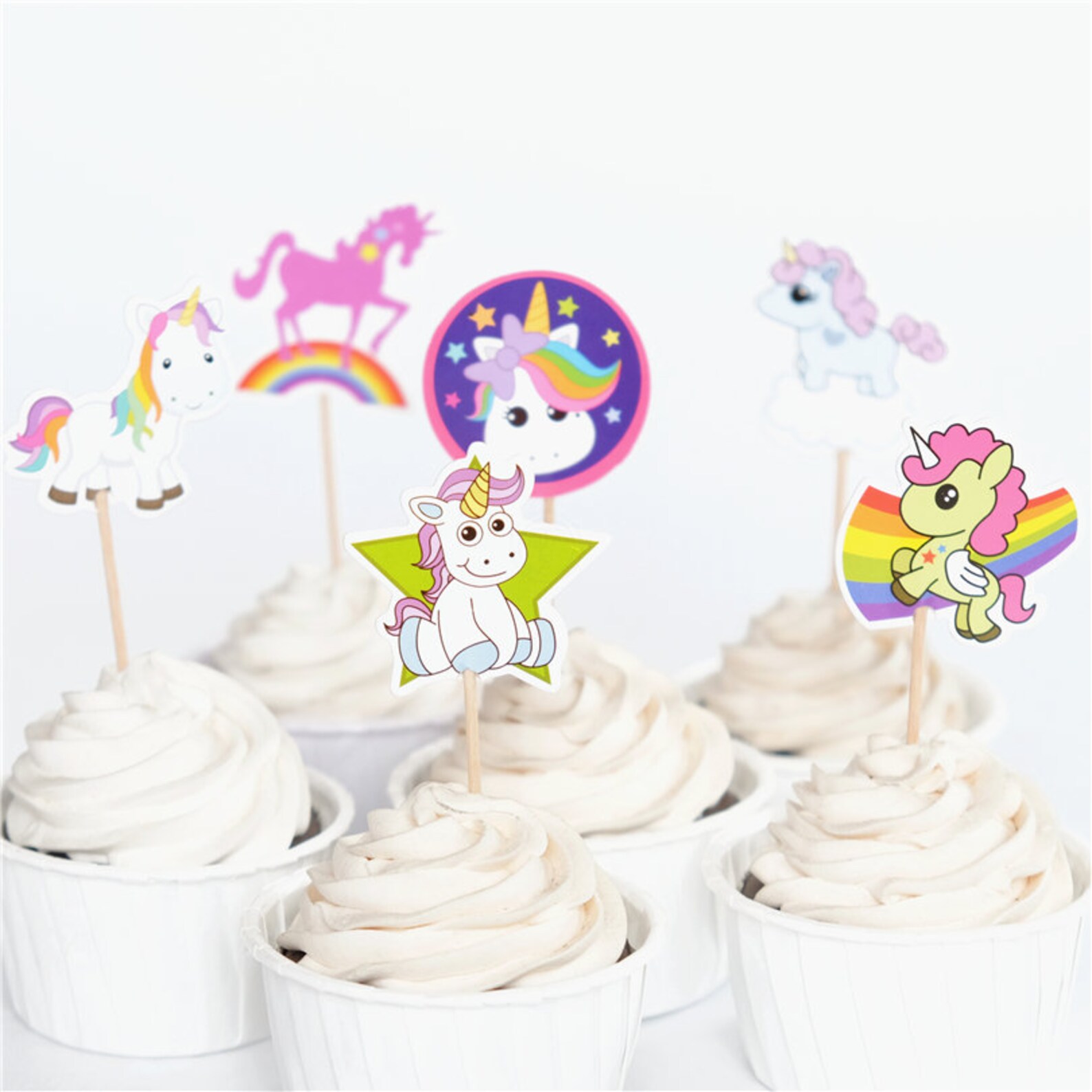Unicorn Cupcake Picks Page Four