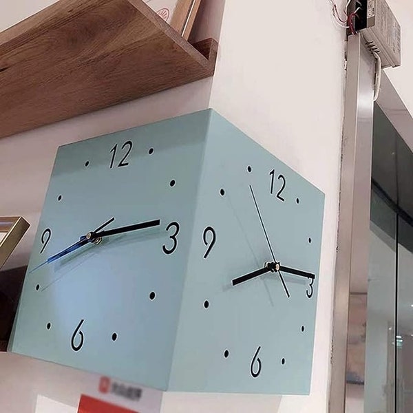 Double Sided Clock Etsy
