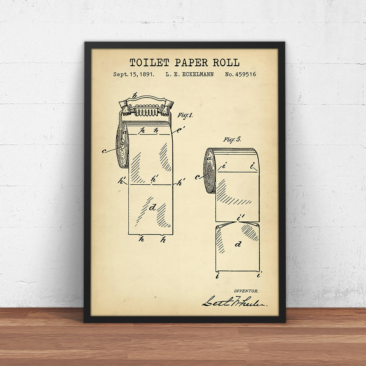Toilet Paper Patent Print Restroom Decor Lavatory Poster - Etsy