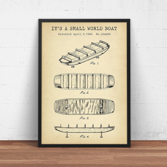 ディズニープリント、イッツ・ア・スモールワールド遊園地乗り物