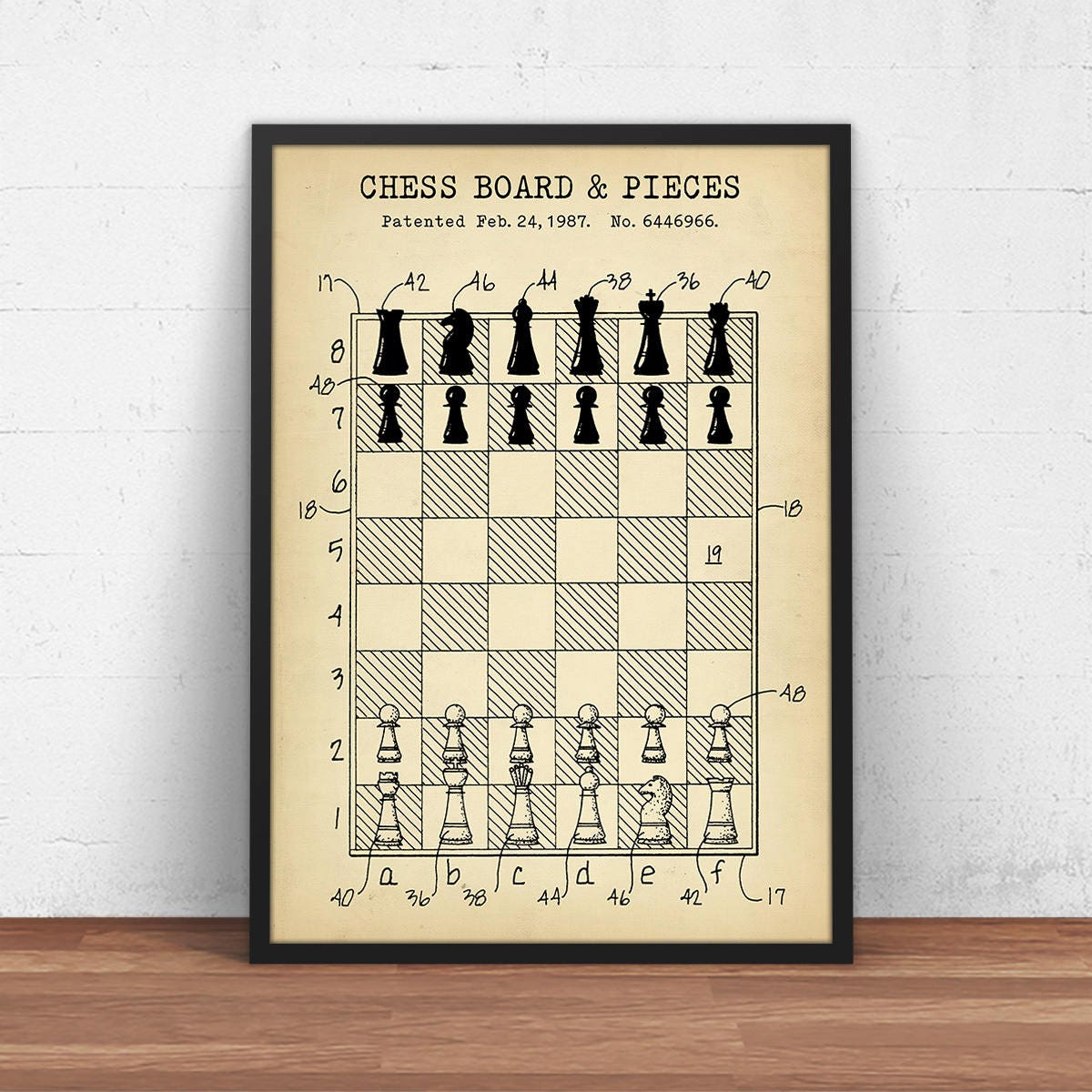 Chess Club Moves Reference Poster Set Bulletin Board Decorations