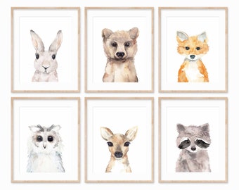 nursery artwork animals