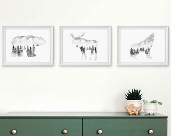 wolf nursery decor