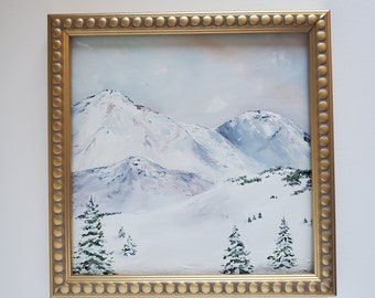 Original artwork, original oil painting, landscape painting, original artwork, scenic artwork, mountain painting, one of a kind, collectible