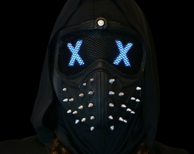Wrench LED Lighted Halloween Costume Mask Etsy