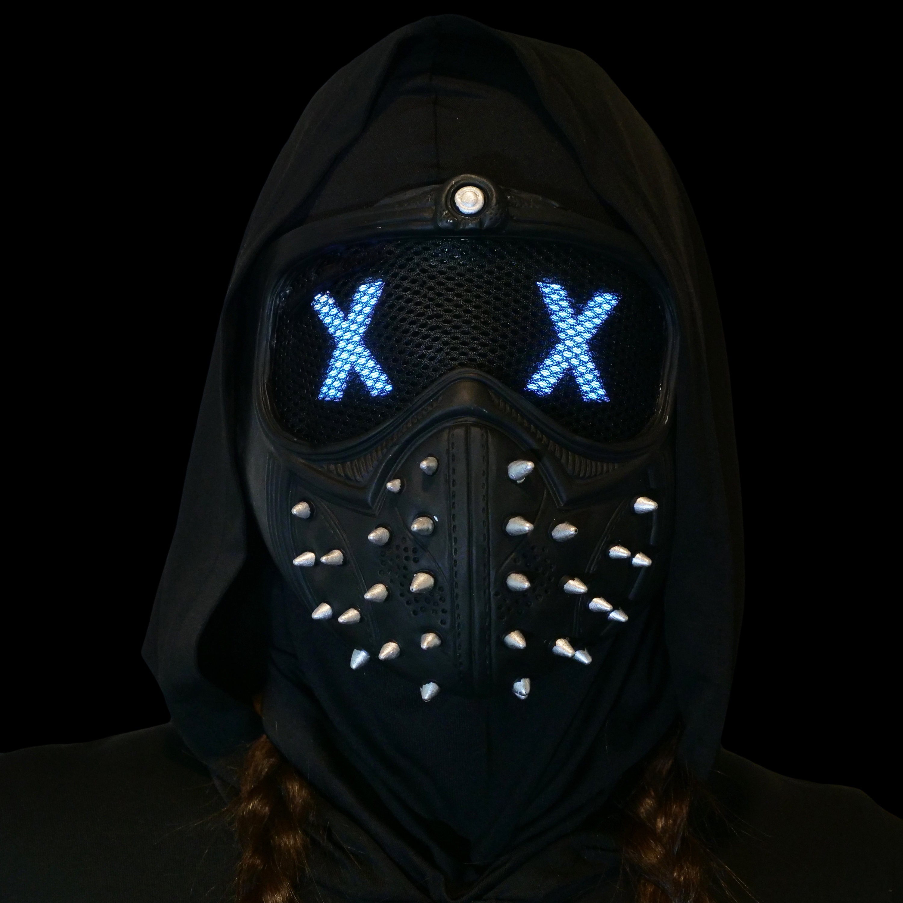 Wrench LED Lighted Halloween Costume Mask