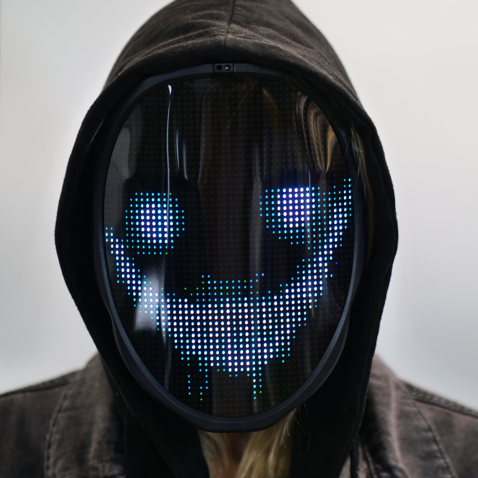 LED Programmable Shining Screen Full Face Mask with App Etsy