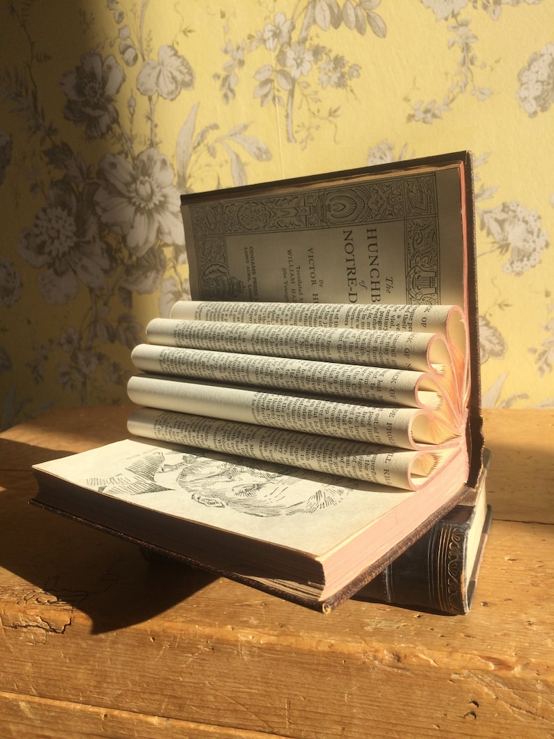 The Hunchback Of Notre-Dame Vintage Book Art Jewellery Stand