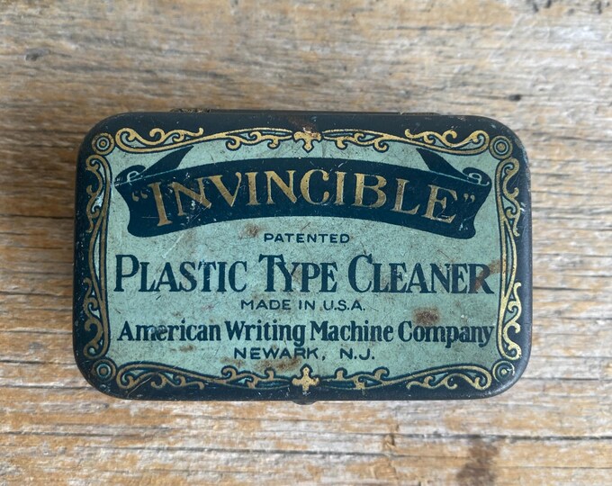 Invincible Plastic Type Cleaner Tin - Etsy