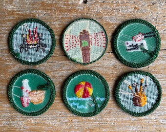 6 Girls Scout Badges - Etsy