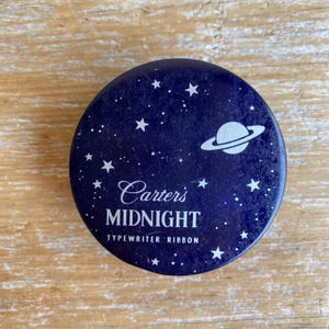 Carters Midnight Typewriter Ribbon Tin