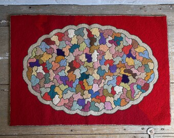 Wool Hooked Rug