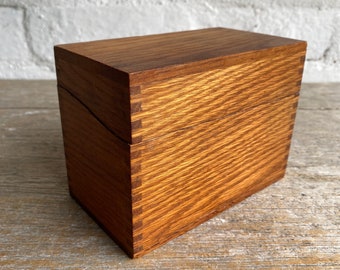 American Oak File Box