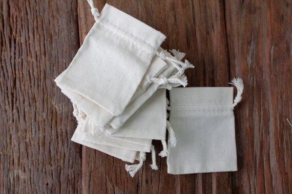 cotton drawstring gift bags