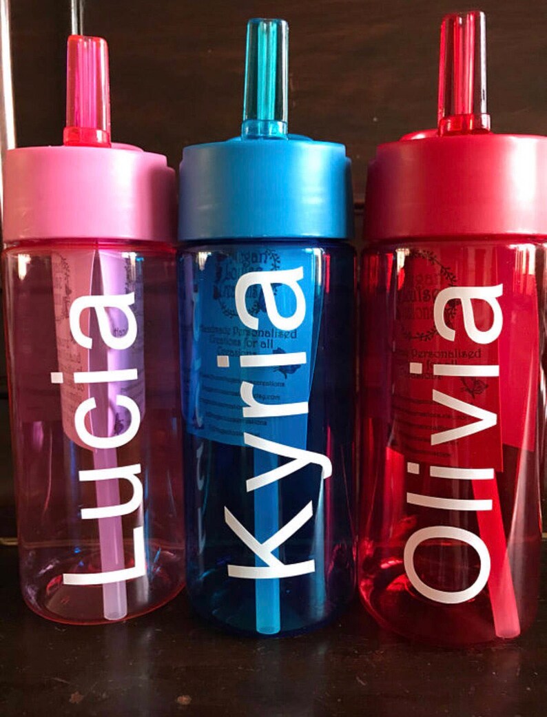 personalised childs water bottle