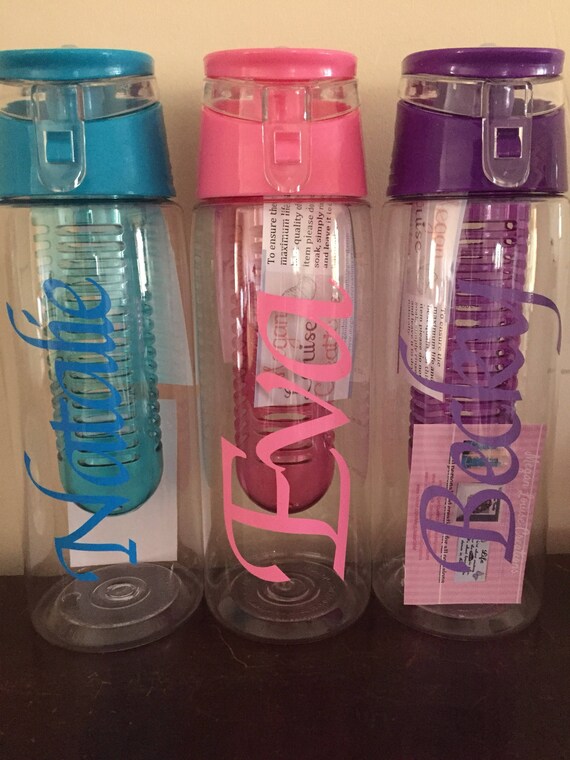Personalised water bottle name bottle childrens water Etsy