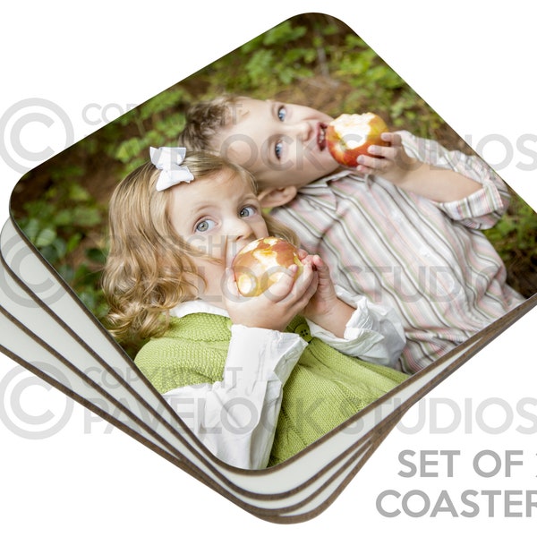 Captivating Personalized Photo Coasters At