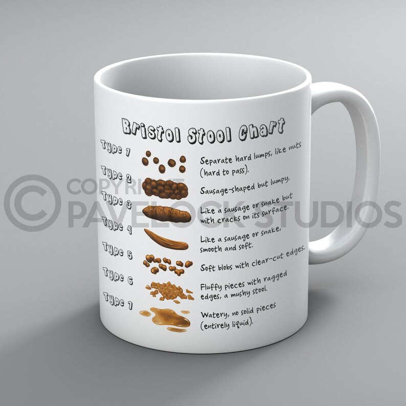Bristol Stool Chart Mug Nurse Medical Student HCA Carer Poo Etsy