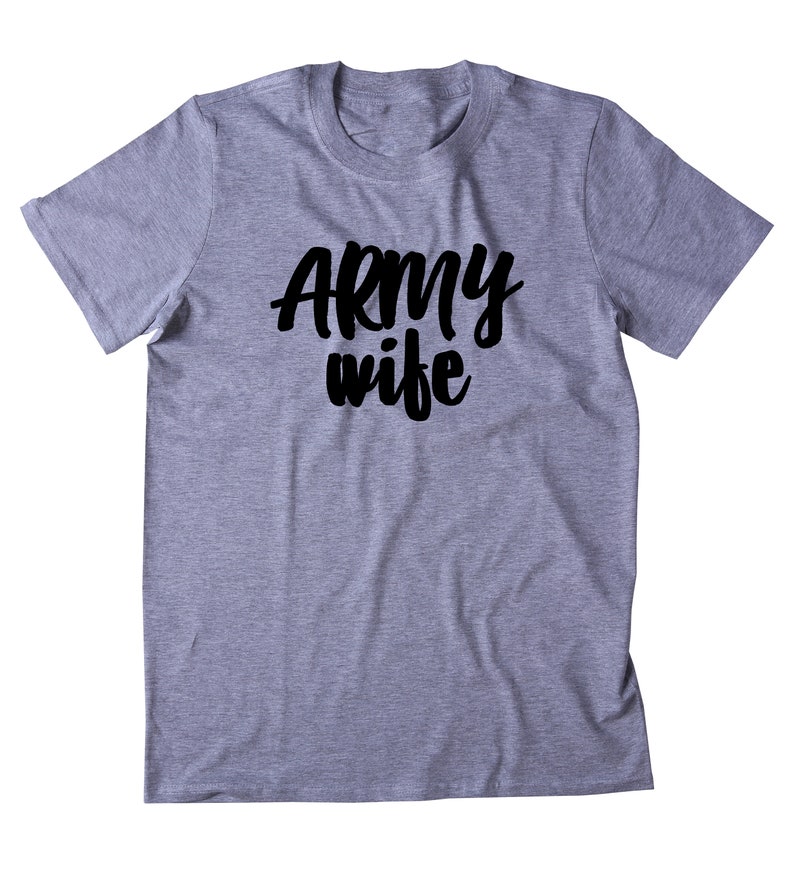 Army Wife Shirt Army Wifey Military Troops T-shirt - Etsy