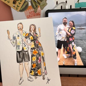Ilustraciones personalizadas, ilustraciones de moda, ilustraciones de pareja, ilustraciones familiares, retratos personalizados, retratos familiares, arte de moda