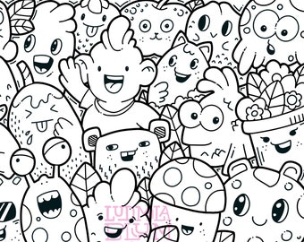 Doodle Pages Etsy