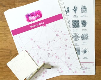 Zentangle Pattern Catalog, Tangle Pattern Overwiew - Printable