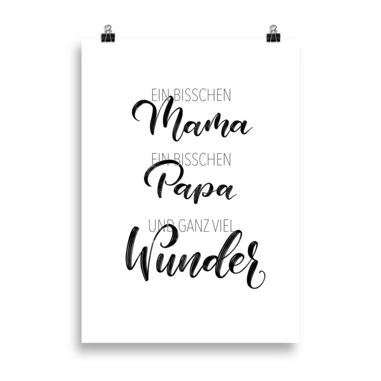 Kinderzimmer Bild schwarz / weiß minimalistisch mit Spruch Etsy
