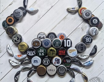 The Numbers Craft Beer Bottle Cap Crab Wall Art