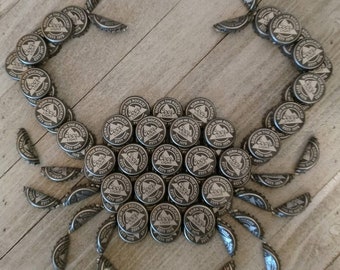 Standard Domestic Beer Bottle Cap Crab Coors Miller Bud