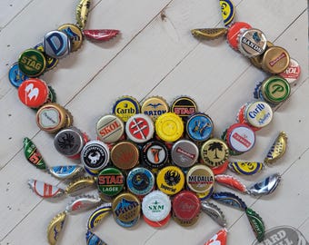 Caribbean Beer Bottle Cap Crab