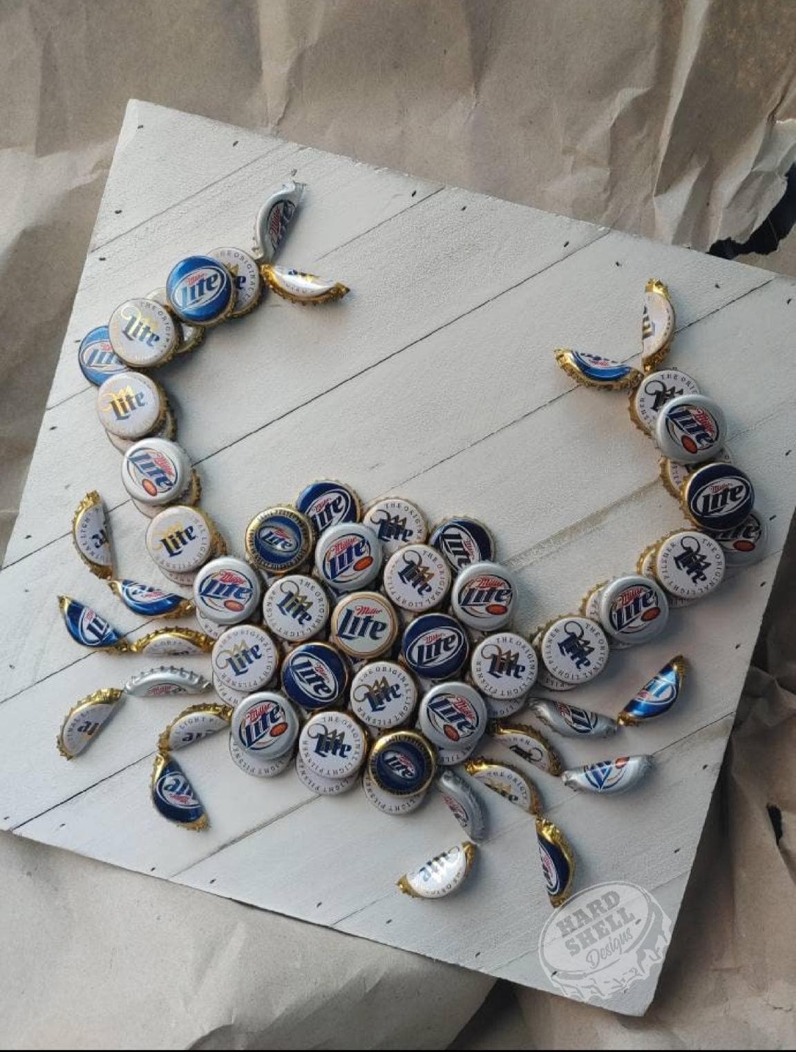 Vintage Miller Lite Beer Bottle Cap Crab - Etsy
