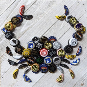 All Virginia Breweries Craft Beer Bottle Cap Crab