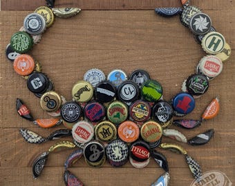 New York Breweries Craft Beer Bottle Cap Crab