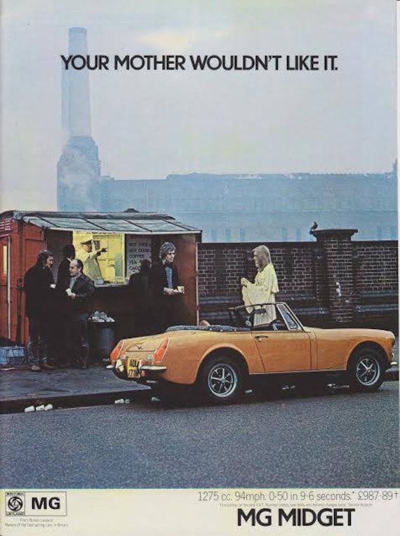 Vintage MGB GT Advertisement Poster A3//A4 Print