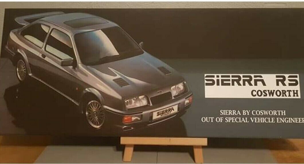 Ford Siera Cosworth Car Mouse Mat 