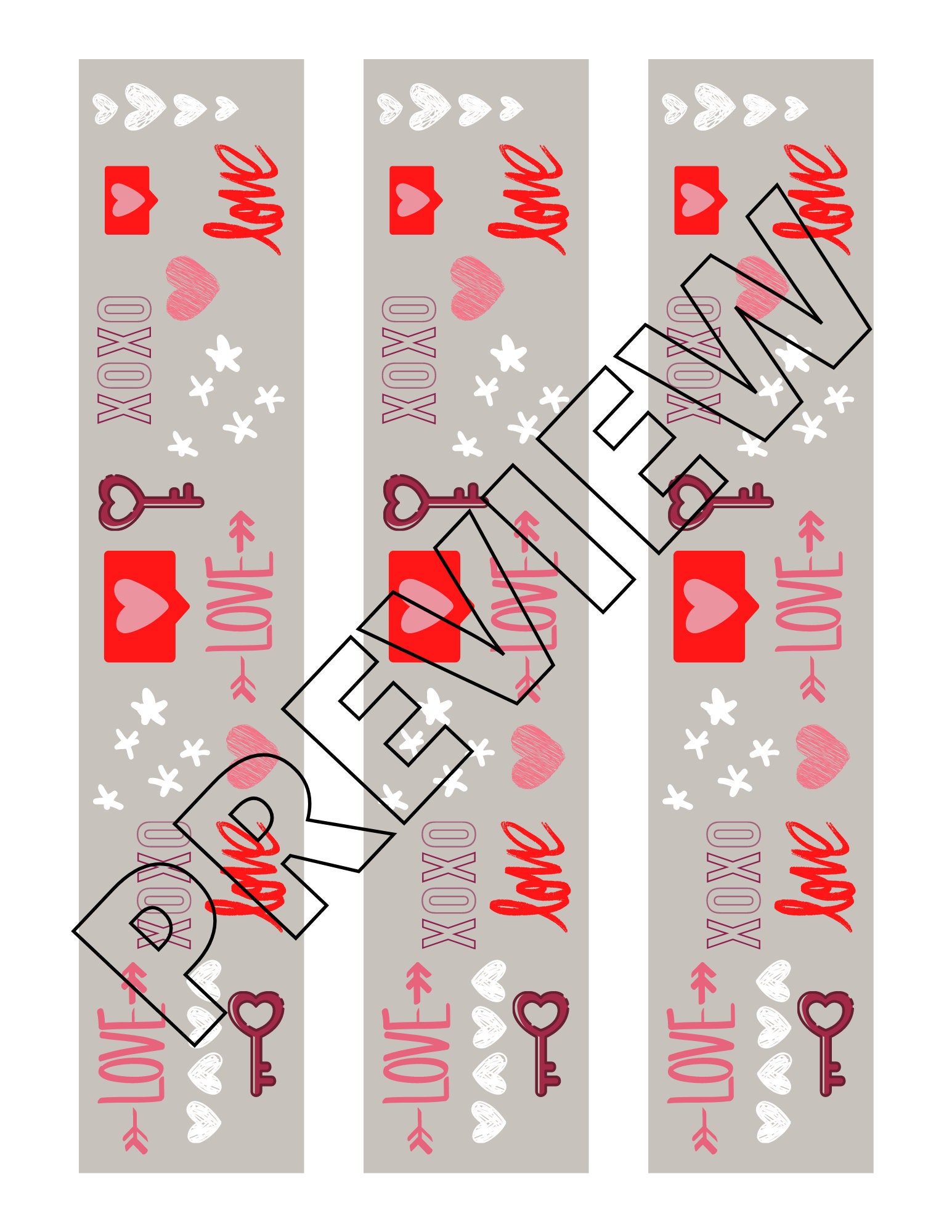 Valentine's Day Bulletin Board Border, Printable, Easy Classroom ...