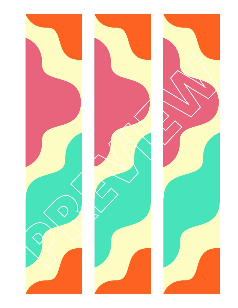 Retro Bulletin Board Border Printable Easy Classroom Etsy