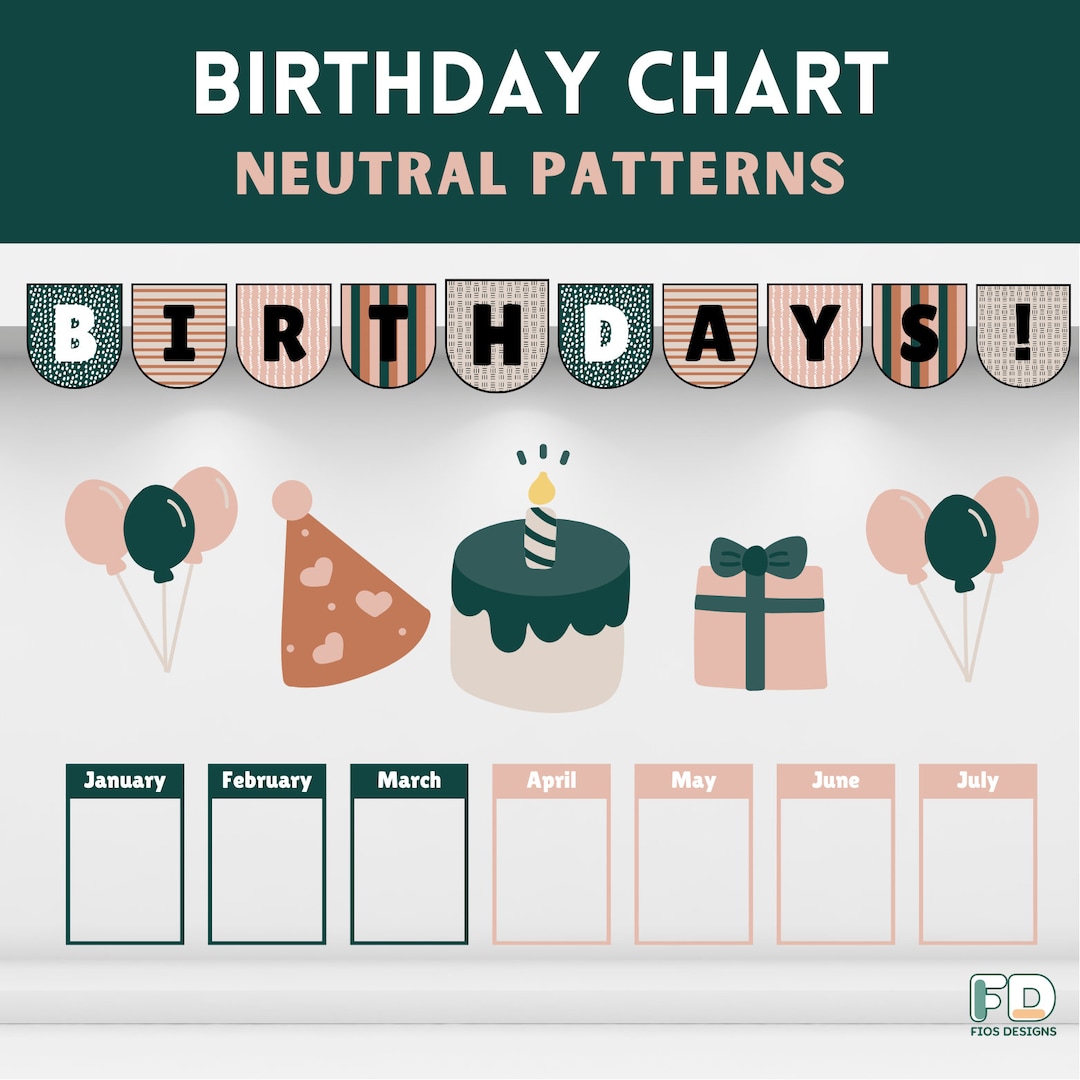 neutral-pattern-birthday-chart-printable-easy-classroom-decoration-etsy