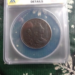 1803 1c Draped Bust Cent Coin ANACS VF20 Details Small Date, Small Fraction #D3190 high book hard to find