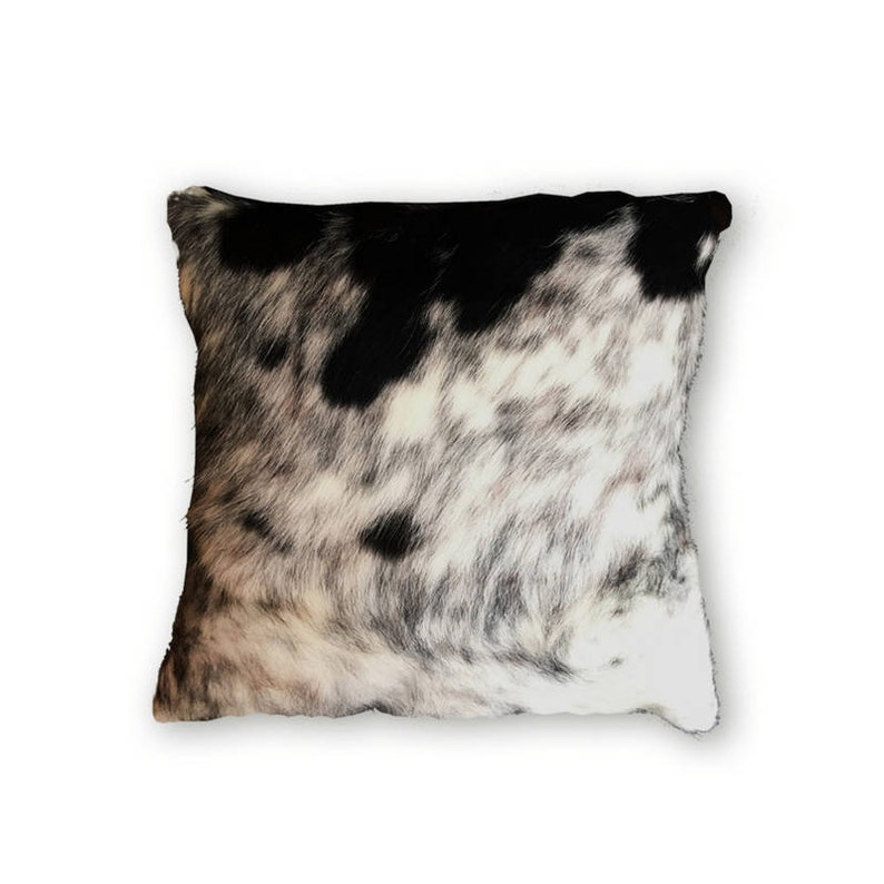 Cowhide Pillow Cow Pillow Brown And White Cow Hair Pillow Etsy