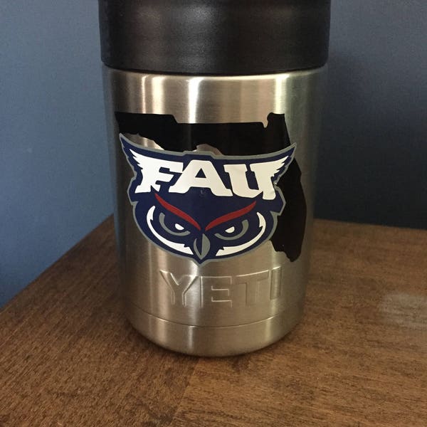 Florida Atlantic University, FAU, Florida Atlantic decal, Yeti Decal, College Decal