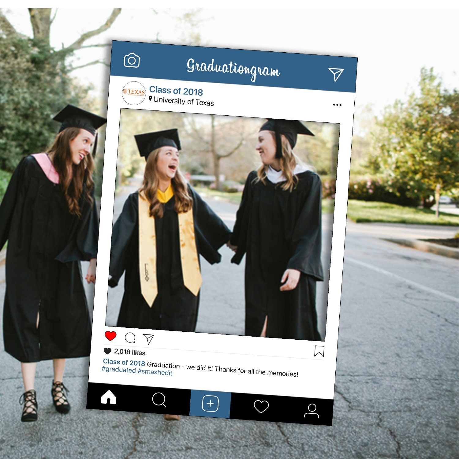 Graduation Instagram Frame Photo Booth 50
