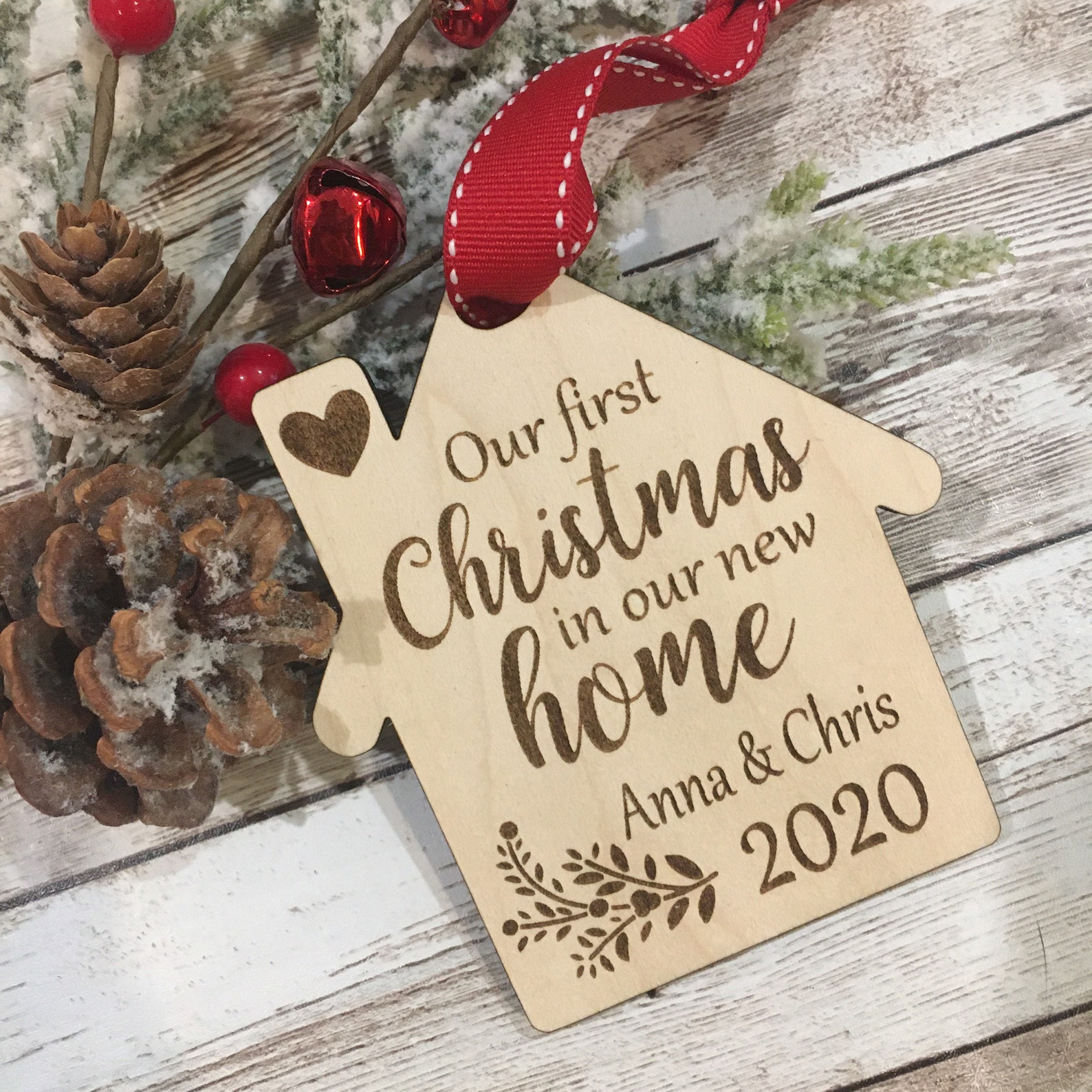 2022 Our First Christmas in Our New Home Tree Ornament Etsy