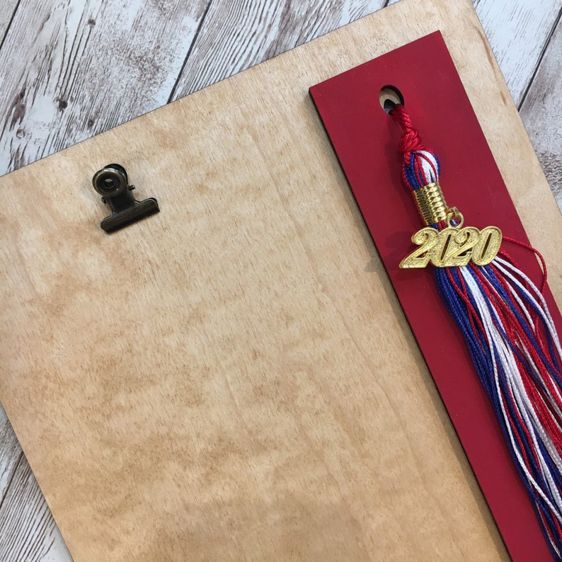 Custom Graduation Tassel Photo Plaque Tassel Holder Etsy