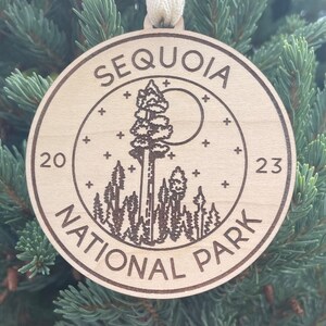 Sequoia Nationalpark Ornament | US Park Ornament | Weihnachten 2025 | Abenteuer Reise Ornament | Nationalpark-Souvenir