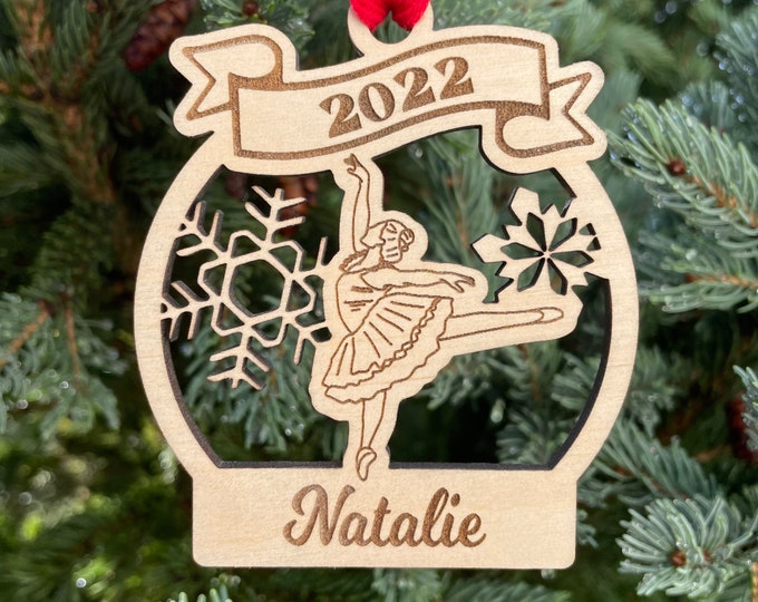 Ballet Dancer 2024 Christmas Ornament | Ballet Christmas Ornament | Personalized Dancer Ornament  | 2024 Christmas